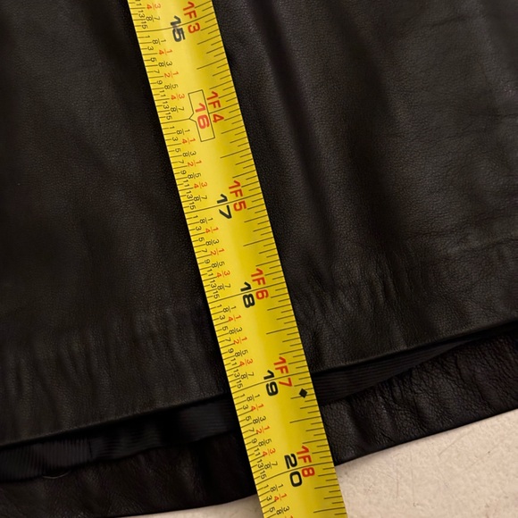 Elizabeth and James pleated skirt with leather. - Picture 6 of 6